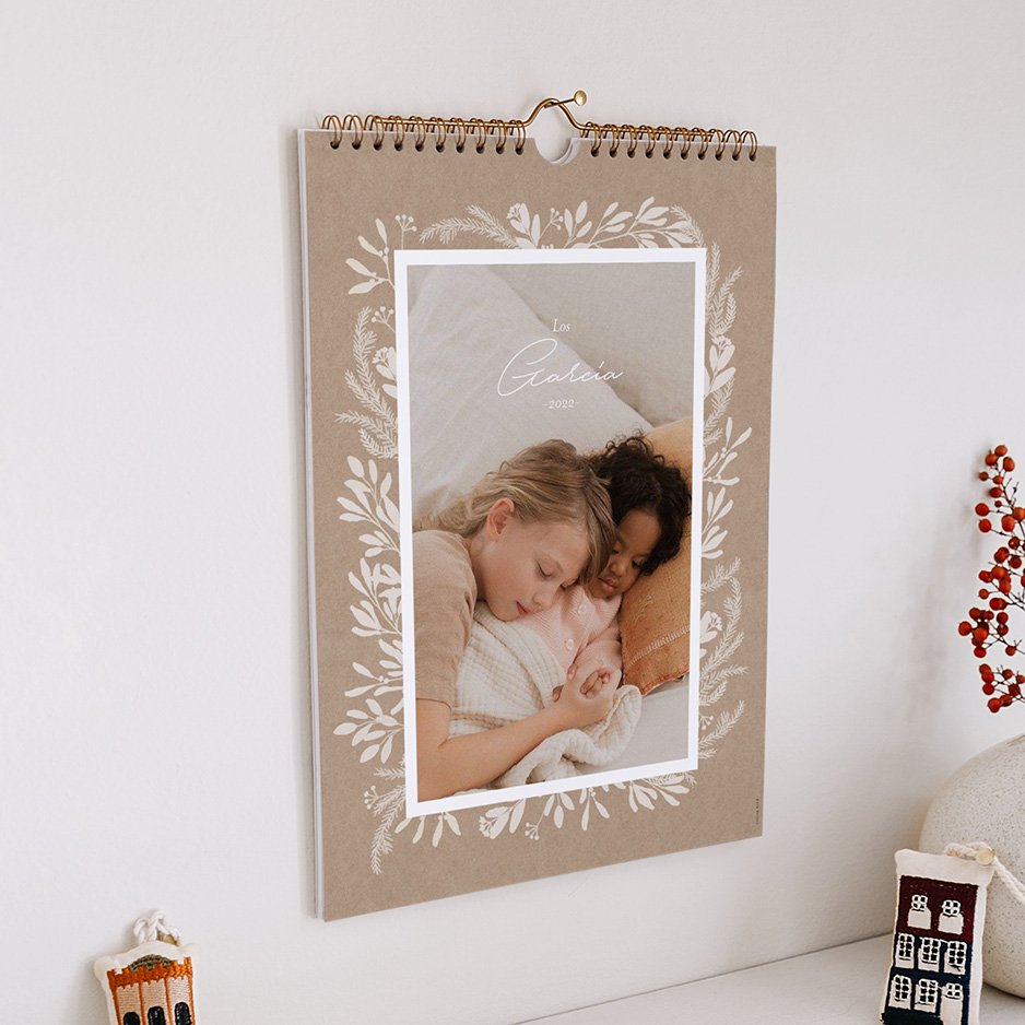 Calendario con espiral