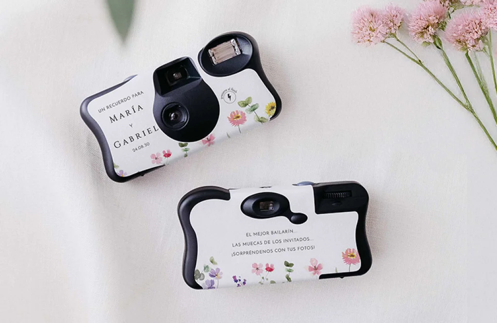 La cámara de fotos de boda
