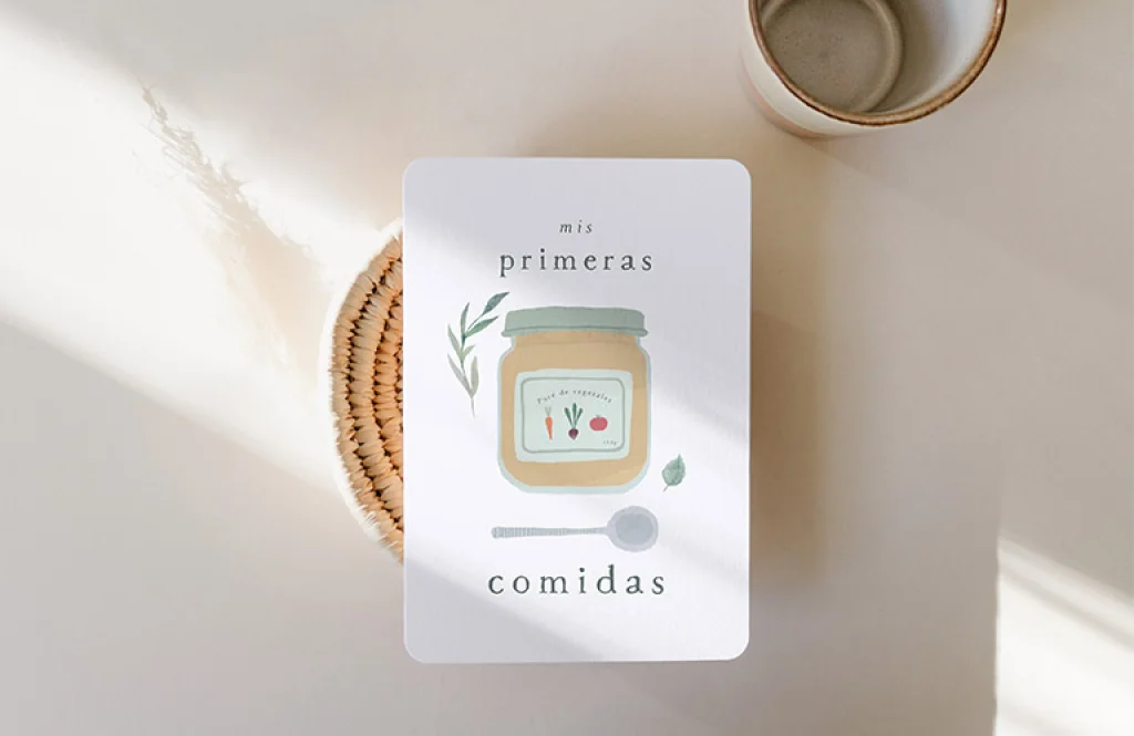 Tarjetas primeras veces bebé