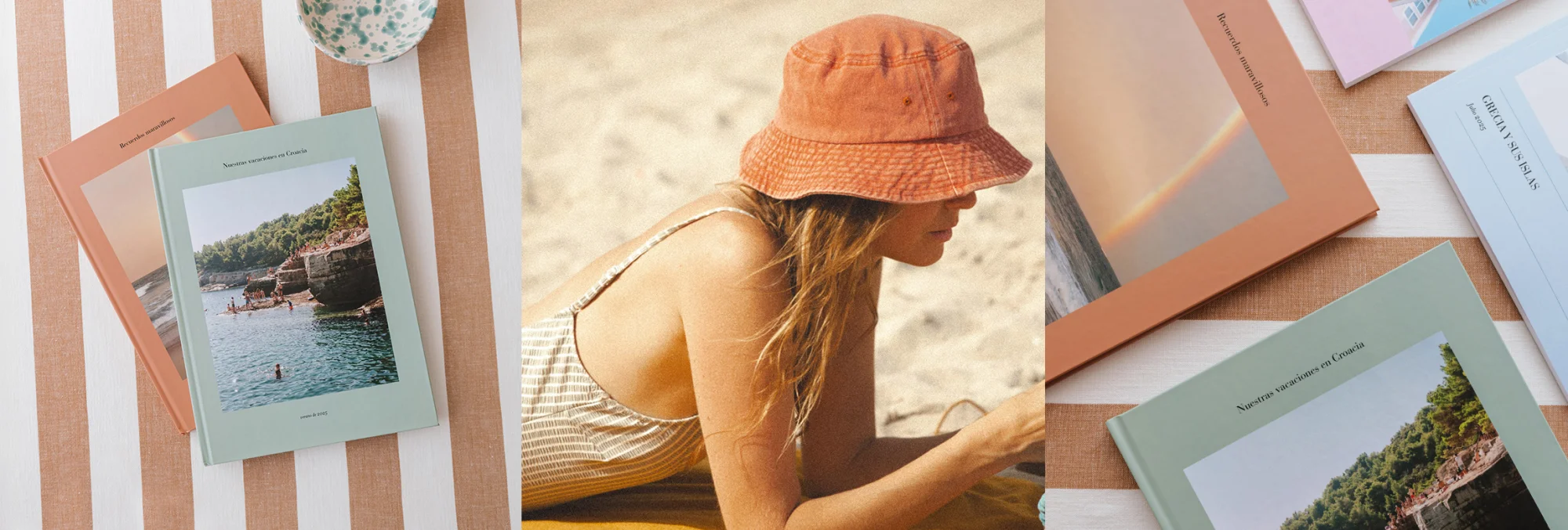 Los álbumes de fotos de colores