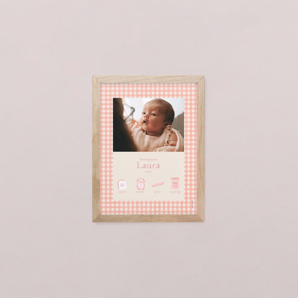 Bonito vichy - rosa