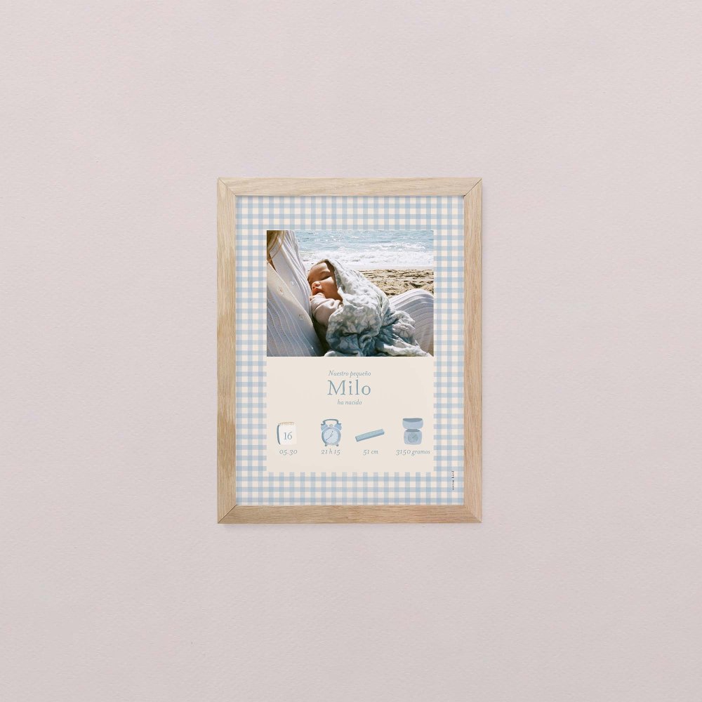 Bonito vichy - azul