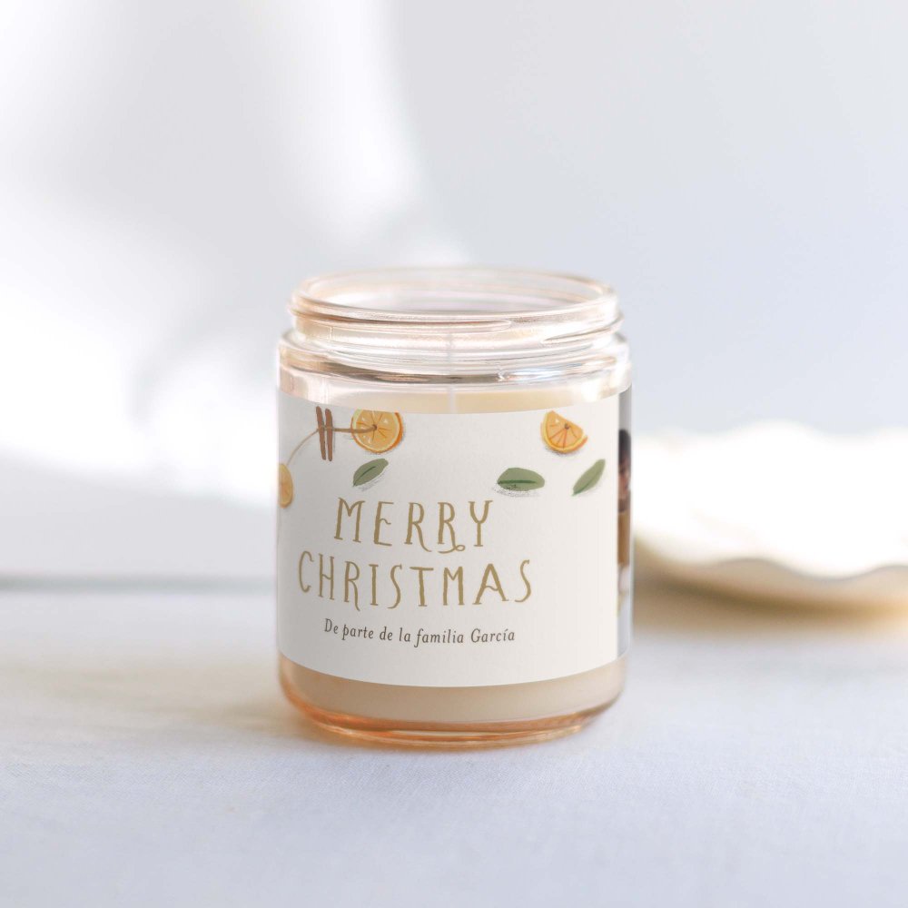 Corona navideña - Orange