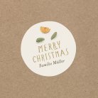 Corona navideña - Orange